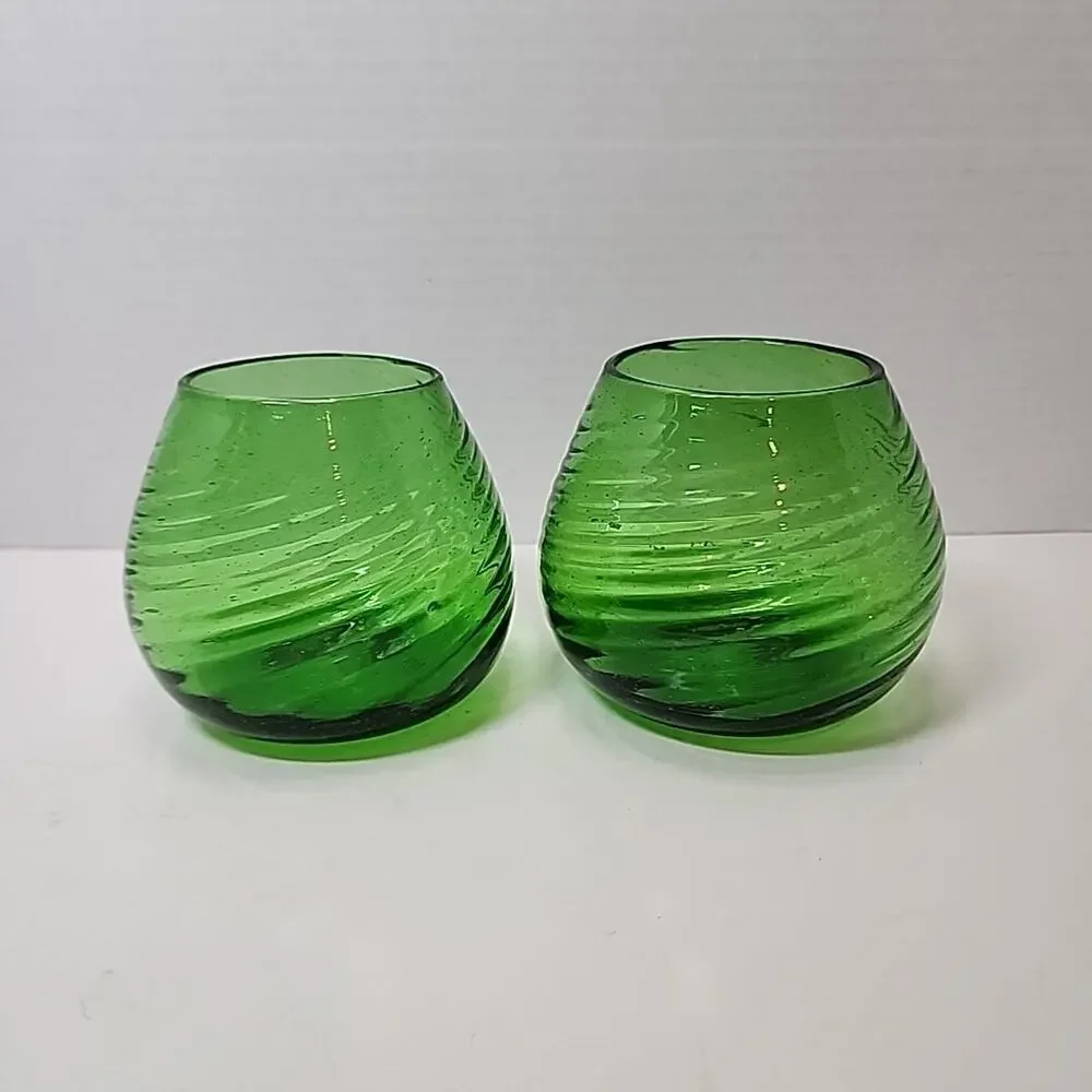 Unmarked hand blown